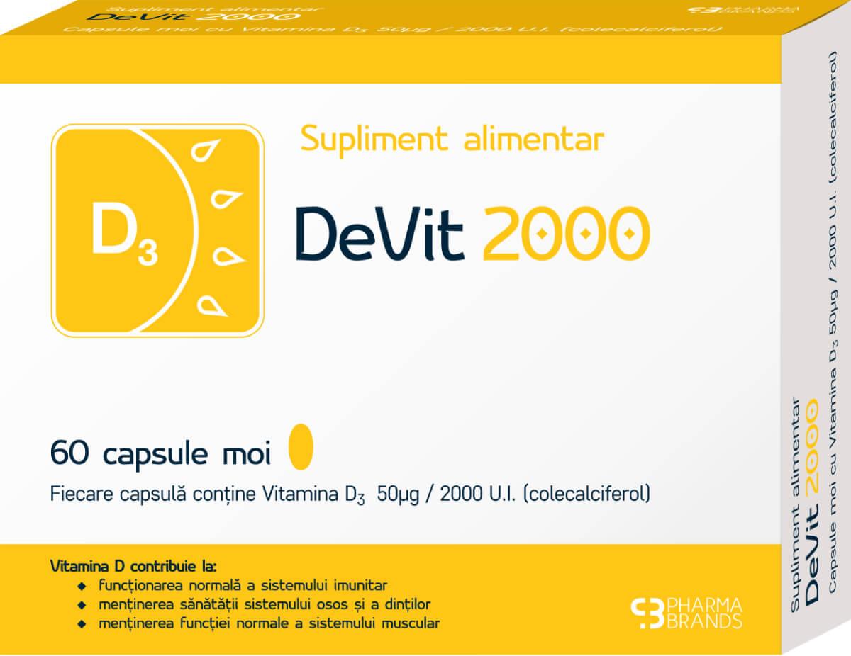 Devit 2000 - Probiotice și Vitamina D cu eficacitate dovedită clinic